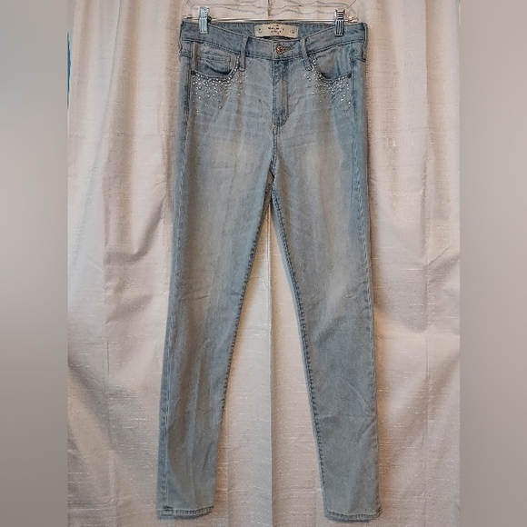 Abercrombie & Fitch Light Color Jeans Size 8 - Picture 1 of 8